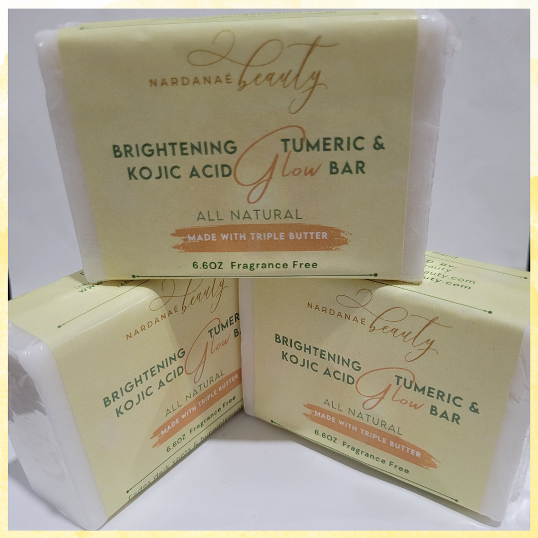 Brightening Turmeric & Kojic Acid GLOW Bar (JM $2,200)