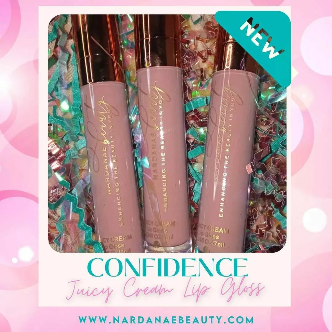 CONFIDENCE Juicy cream Lip Gloss ($2,300jmd)