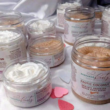 Load image into Gallery viewer, Exotic Coconut- Organic Demerara Sugar Body Scrub 8 oz (NOW: JM $2,100/ WAS: JM$3,300 )
