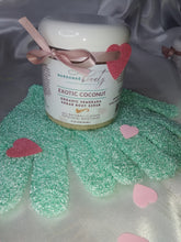 Load image into Gallery viewer, Exotic Coconut- Organic Demerara Sugar Body Scrub 8 oz (NOW: JM $2,100/ WAS: JM$3,300 )
